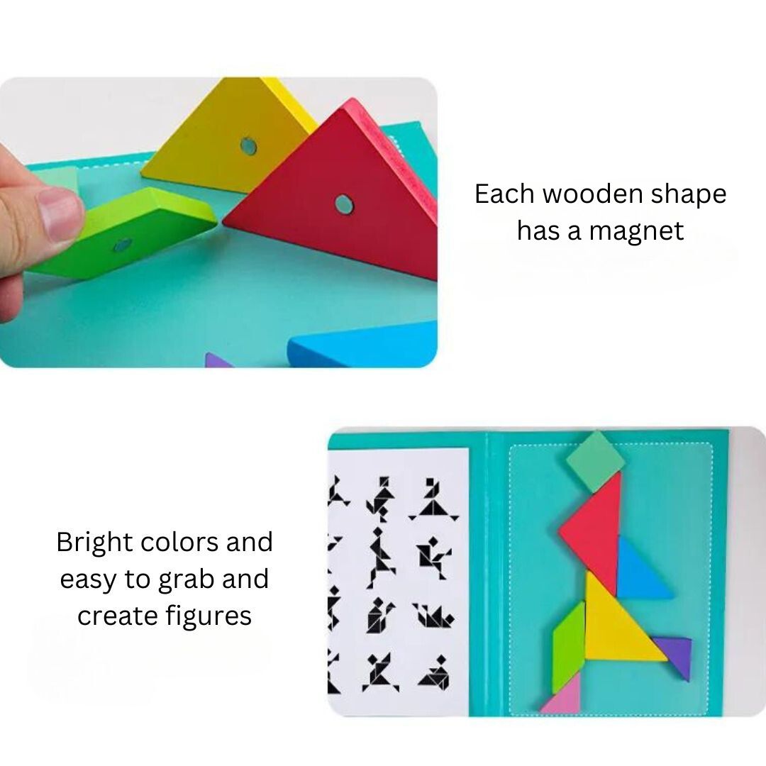 Tangram Magnetic Jigsaw Puzzle