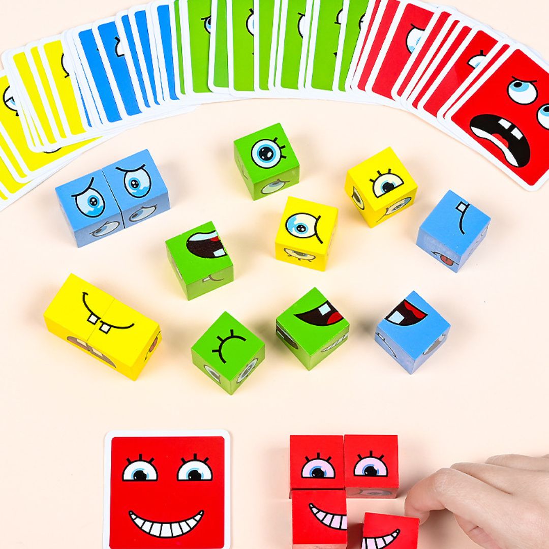 Face Expressions Cube Game