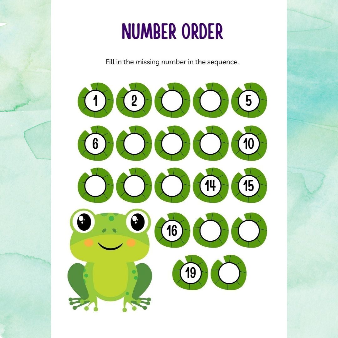 Numbers 1-20 Workbook – Butterfly Treasures