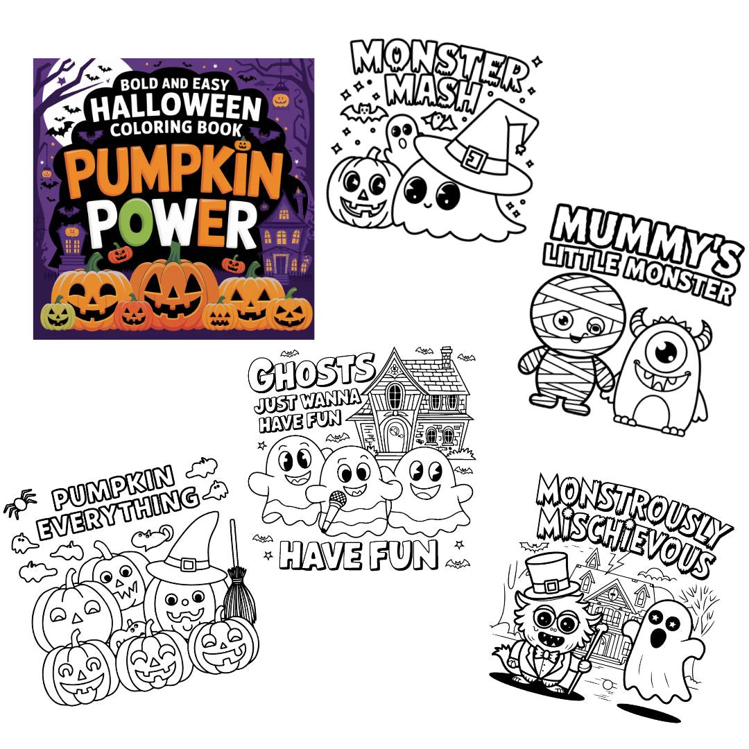 Halloween Coloring Book – Butterfly Treasures