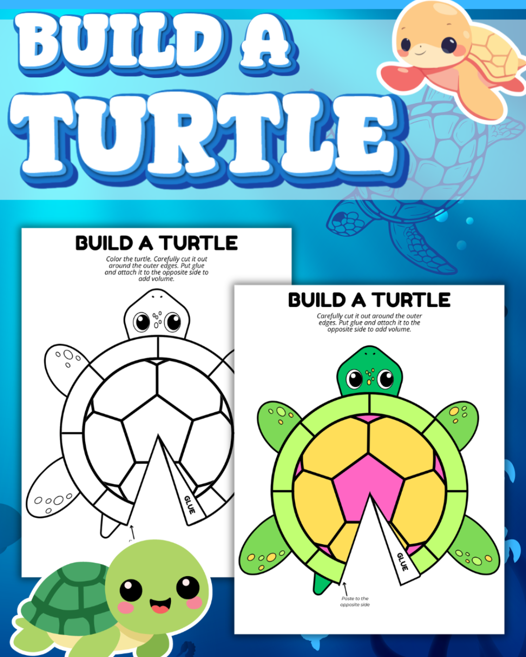 Build a Turtle Craft Kit - Digital – Butterfly Treasures