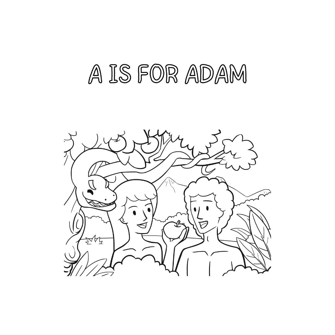 Bible Alphabet Coloring Book