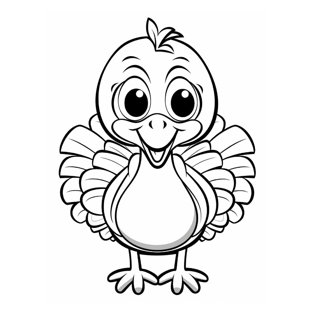 Thanksgiving Coloring Book - Digital
