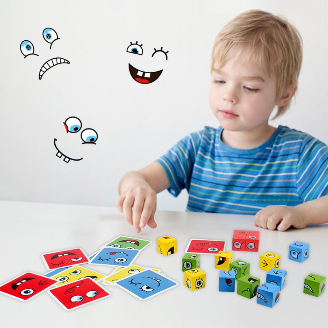 Face Expressions Cube Game