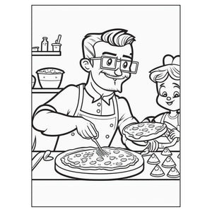 Father's Day Coloring Pages - Digital