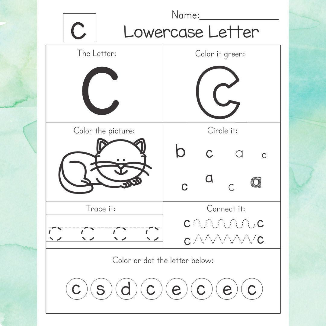 My Alphabet Workbook