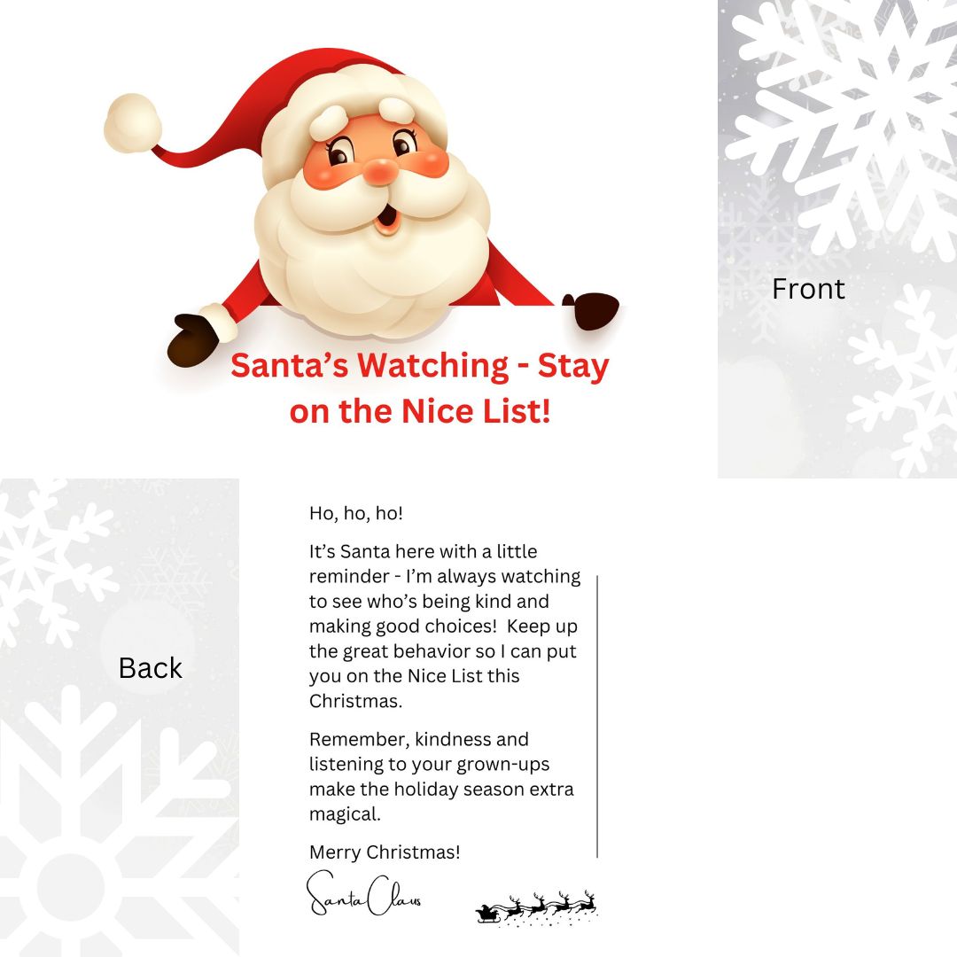 Nice List Postcards