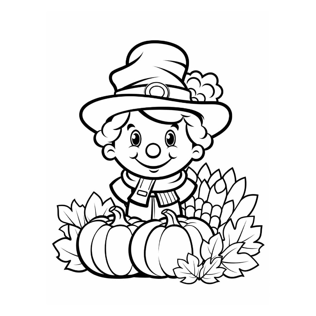 Thanksgiving Coloring Book