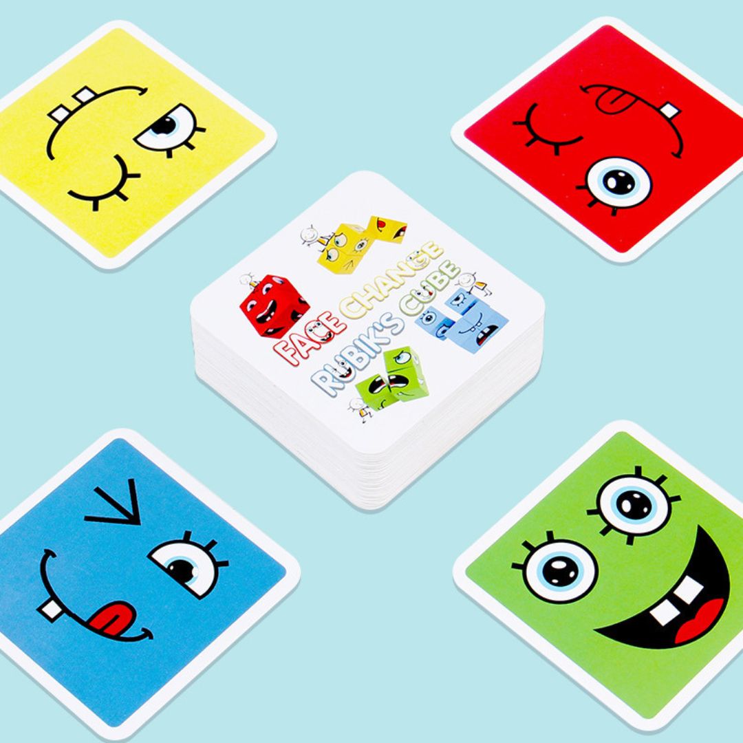 Face Expressions Cube Game – Butterfly Treasures