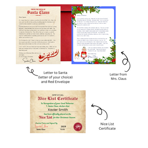 Letter from Santa - Santa's Deluxe Gift