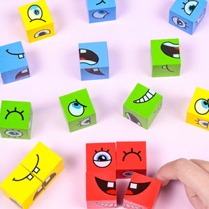 Face Expressions Cube Game