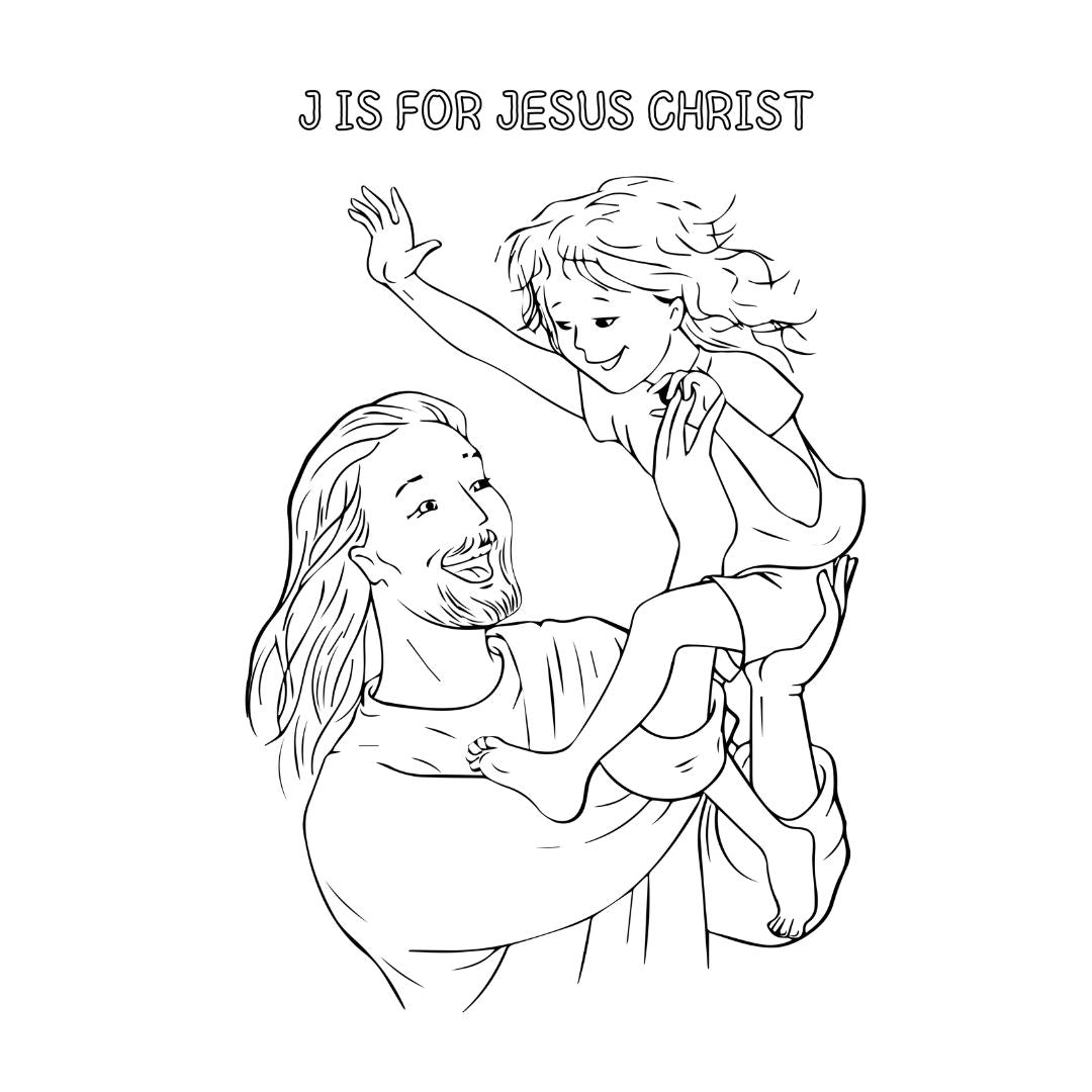 Bible Alphabet Coloring Book