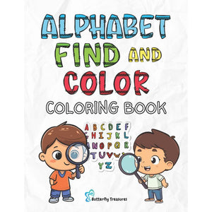 Alphabet Find and Color Coloring Book