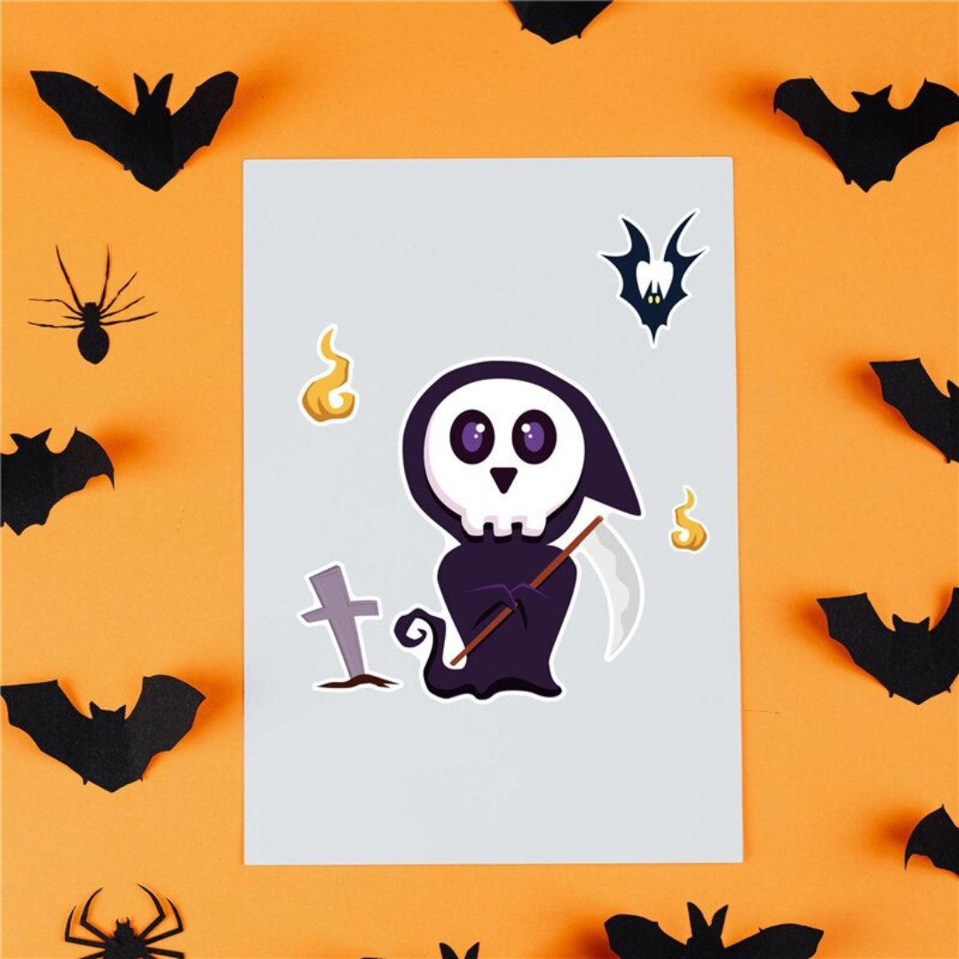 Make A Face Sticker Games - Halloween Edition
