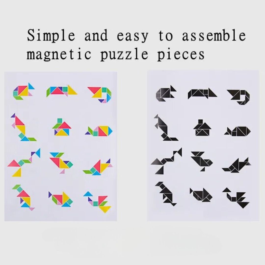 Tangram Magnetic Jigsaw Puzzle