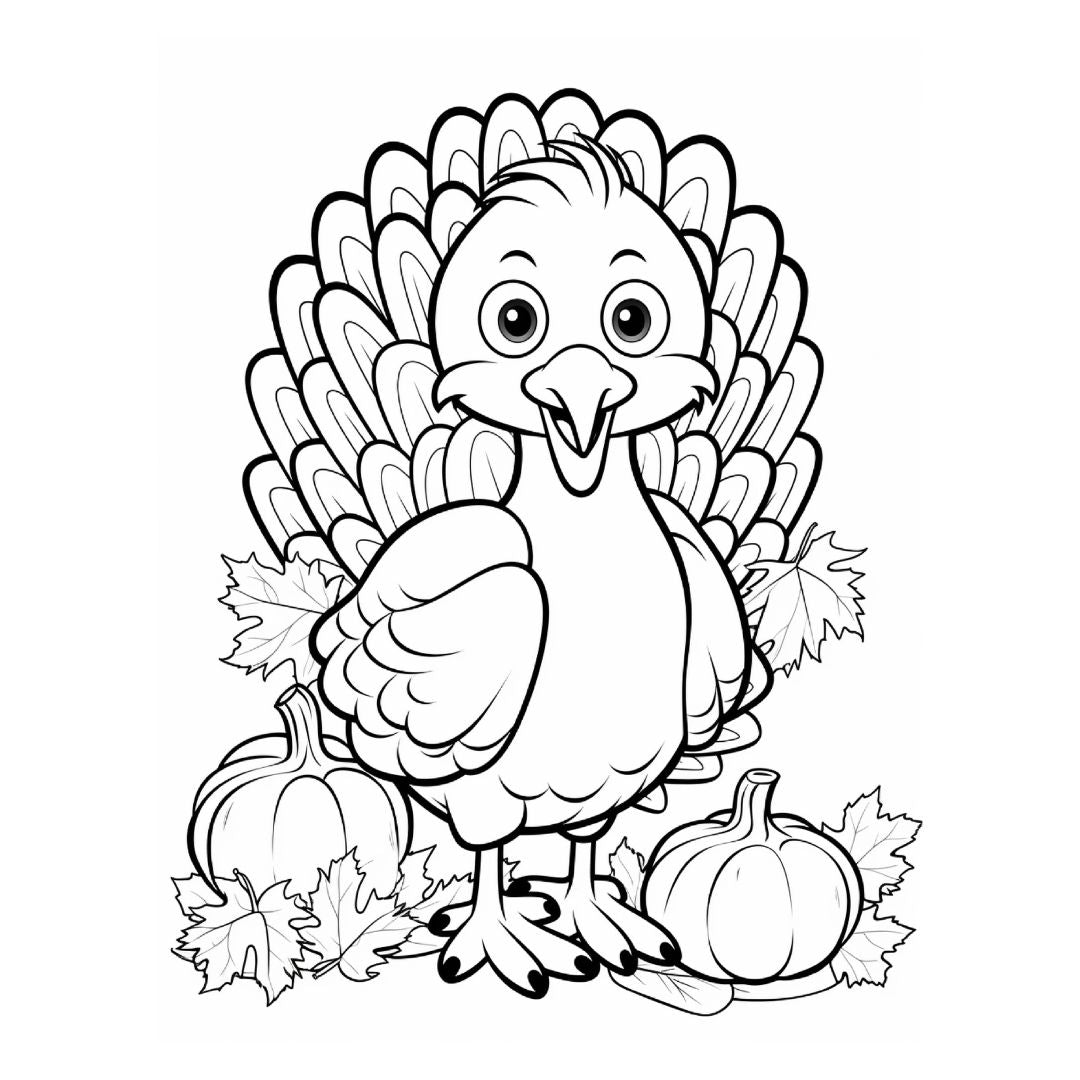 Thanksgiving Coloring Book