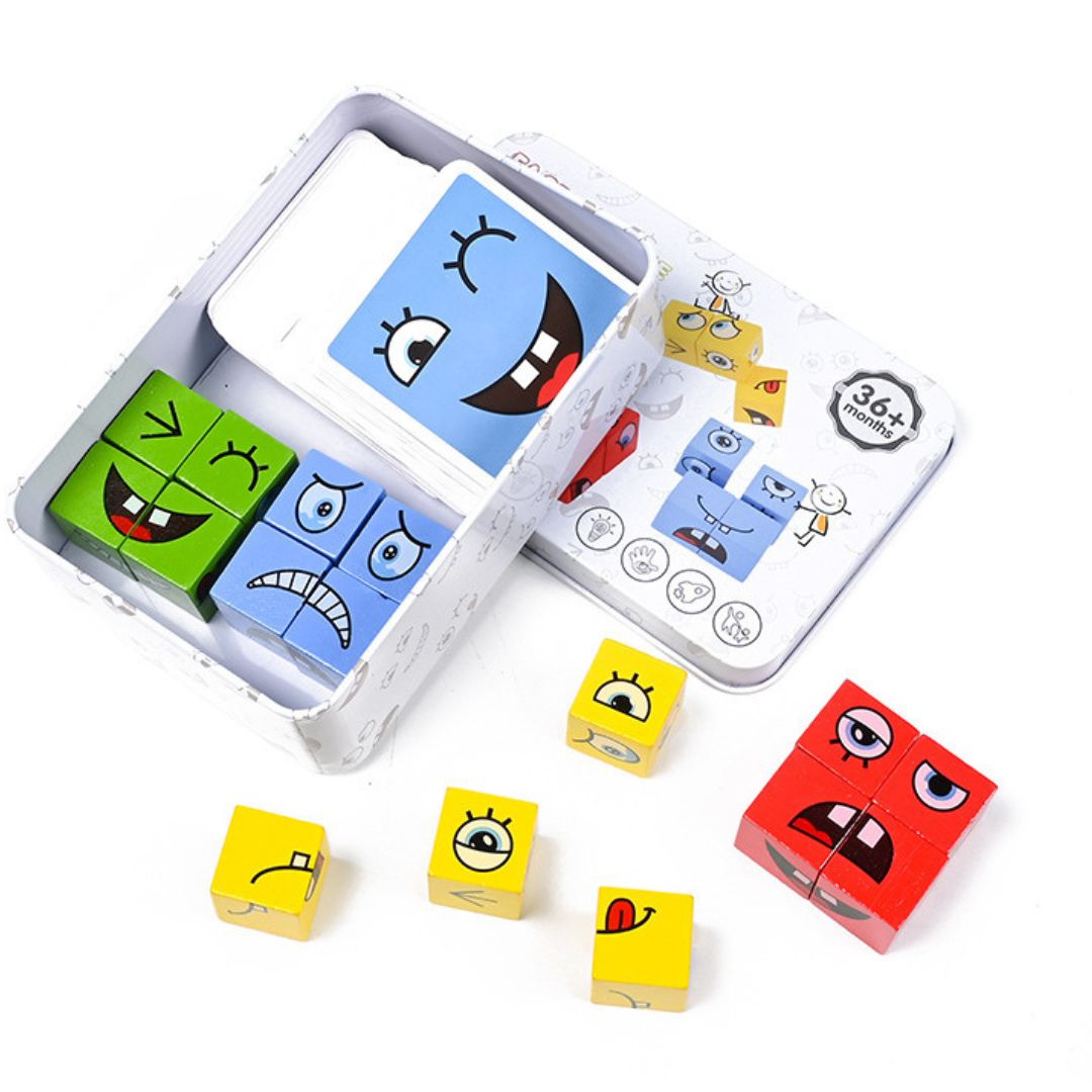 Face Expressions Cube Game