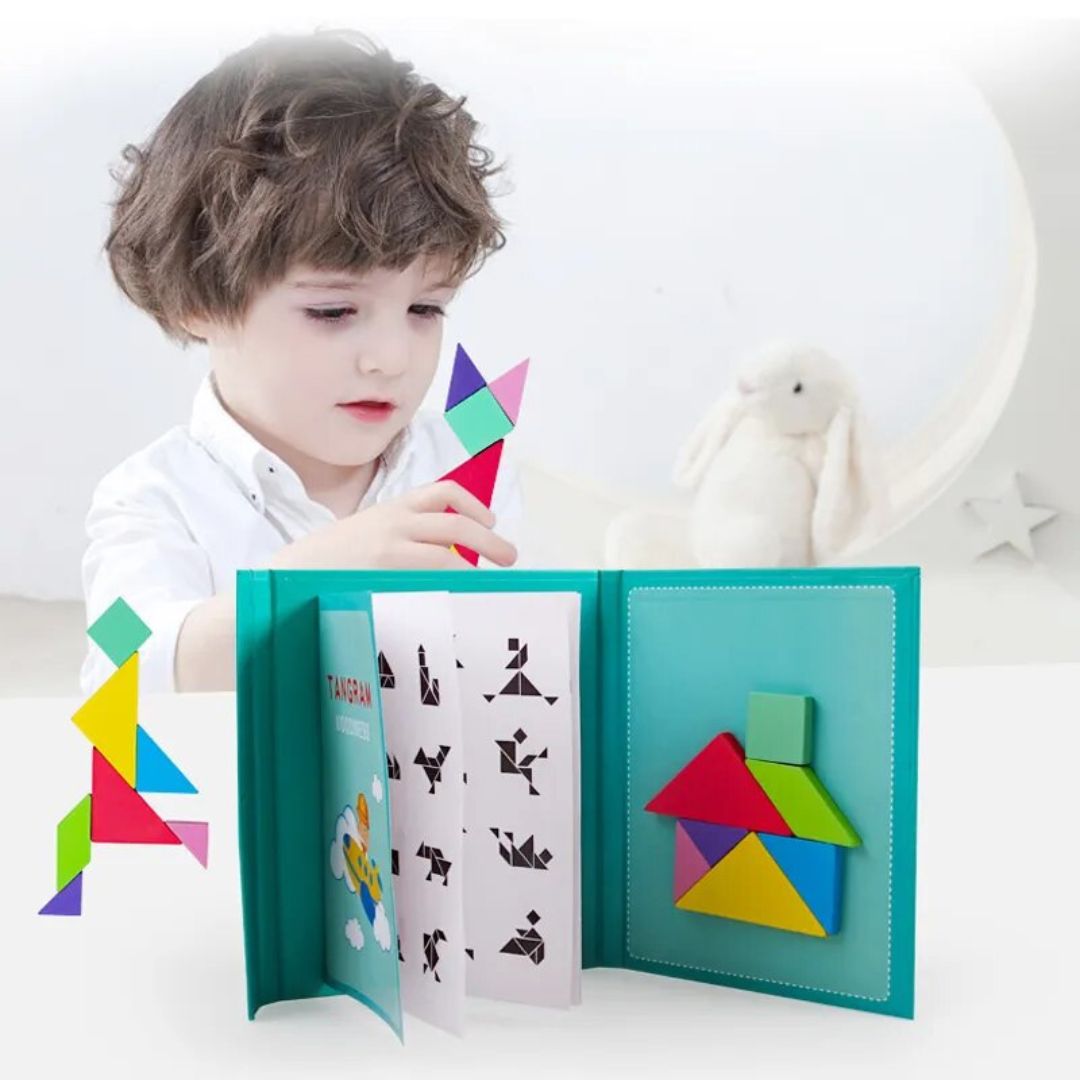 Tangram Magnetic Jigsaw Puzzle