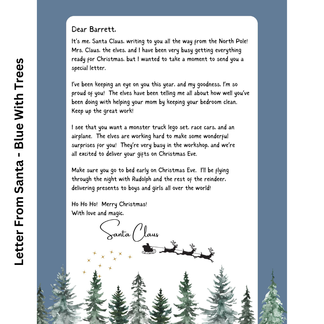 Letter from Santa - Santa's Simple Surprise