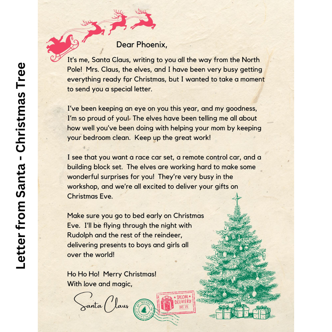 Letter from Santa - Santa's Simple Surprise