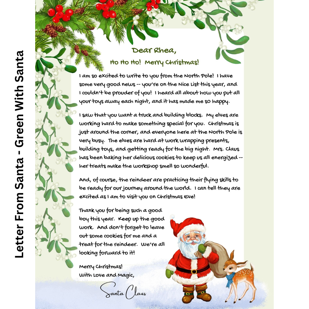 Letter from Santa - Santa's Simple Surprise