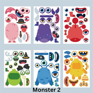 Make A Face Sticker Games - Monster Edition