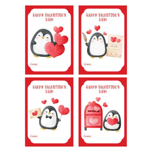 Valentine Cards - Penguin (digital)