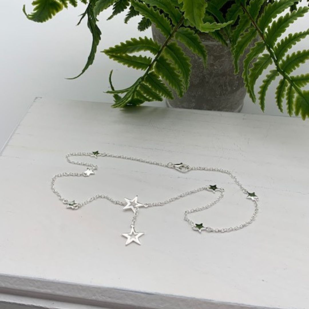 Star Necklace, Bracelet & Earring Set