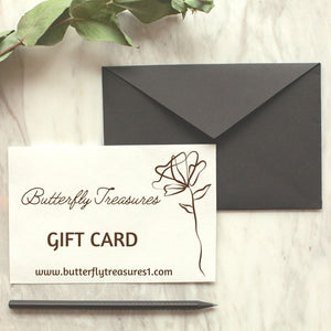 Butterfly Treasures Gift Card